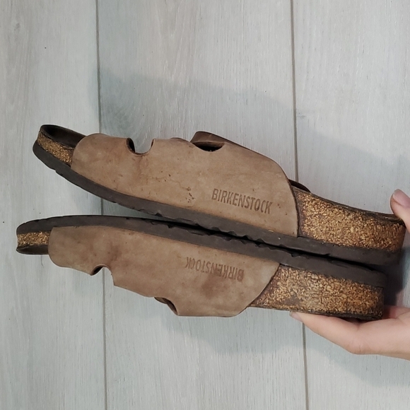 Birkenstock Women Florida Outdoor 3 Straps Sandals flip flop flats shoes sz 8 - Picture 7 of 12